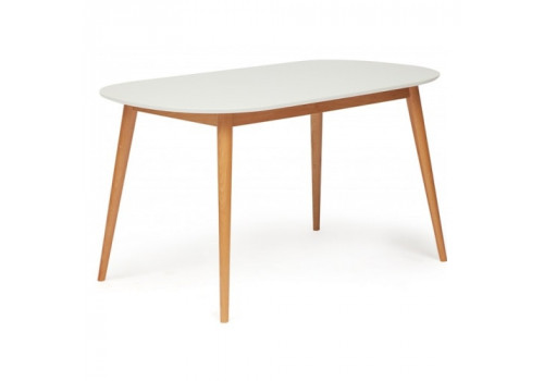 Стол обеденный MAX (Макс) (белый-натуральный)