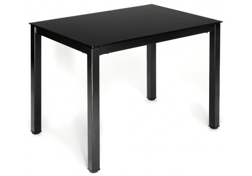 Стол VALIO ( mod. DT1165-1 ) металл/стекло, 100*70*75 см, черный