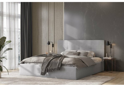 Кровать двойная КР 4 (серый)	