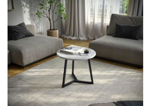 Стол журнальный СЖ-9 (МДФ бетон снежный)