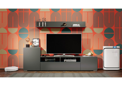 Гостиная Сильвия Графит серый