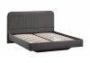 Кровать без ПМ «Тиффани» Тип 1 (без подъемного механизма) Велюр Графит
