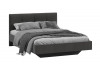 Кровать без ПМ «Элис» Тип 1 (без подъемного механизма) Исп.2 Велюр Графит