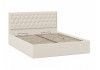 Кровать без ПМ «Порто» (без подъемного механизма) Велюр Confetti Cream