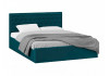 Кровать без ПМ «Порто» (без подъемного механизма) Велюр Confetti Izumrud