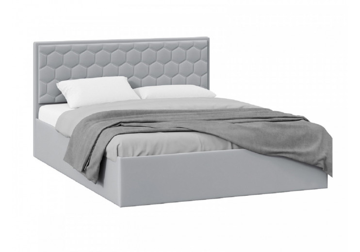 Кровать без ПМ «Порто» (без подъемного механизма) Велюр Confetti Izumrud