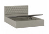 Кровать с ПМ «Порто» (с подъемным механизмом) без заглушины Велюр Confetti Smoke Новинка