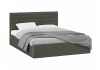 Кровать с ПМ «Порто» (с подъемным механизмом) без заглушины Велюр Confetti Stone