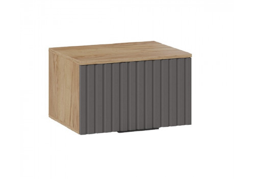 Шкаф настенный «Хилтон» Исп.2.1 - 303.007.000 Дуб Крафт золотой, Графит матовый