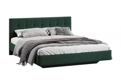 Кровать без ПМ «Эмма» Тип 1 (без подъемного механизма) Велюр Confetti Deep forest