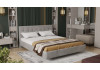 Кровать без ПМ «Эмма» Тип 1 (без подъемного механизма) Велюр Confetti Smoke