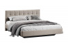 Кровать без ПМ «Эмма» Тип 1 (без подъемного механизма) Велюр Confetti Smoke