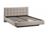 Кровать без ПМ «Эмма» Тип 1 (без подъемного механизма) Велюр Confetti Smoke