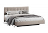 Кровать без ПМ «Эмма» Тип 1 (без подъемного механизма) Велюр Confetti Smoke