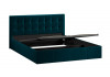 Кровать с ПМ «Эмма» (с подъемным механизмом) с заглушиной Велюр Confetti Izumrud