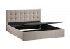 Кровать с ПМ «Эмма» (с подъемным механизмом) с заглушиной Велюр Confetti Smoke