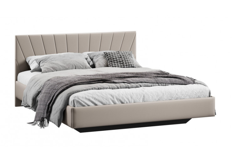 Кровать без ПМ «Эвори» Тип 1 (без подъемного механизма) Велюр Confetti Smoke