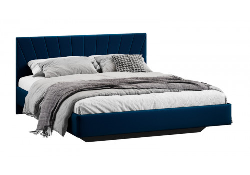 Кровать без ПМ «Эвори» Тип 1 (без подъемного механизма) Велюр Confetti Blue