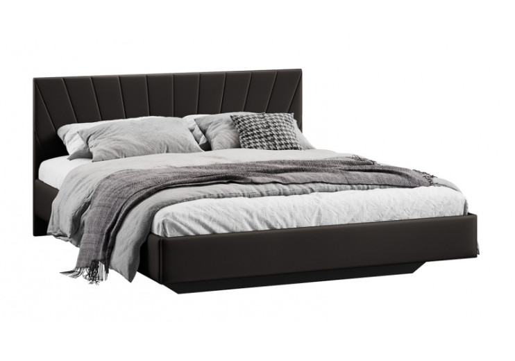 Кровать без ПМ «Эвори» Тип 1 (без подъемного механизма) Велюр Confetti Stone