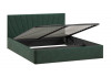 Кровать с ПМ «Эвори» Тип 1 (с подъемным механизмом) с заглушиной Велюр Confetti Deep forest