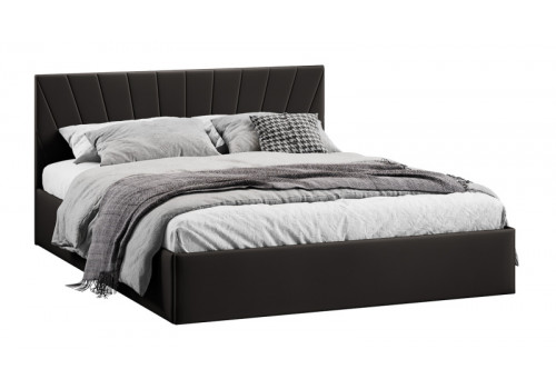 Кровать с ПМ «Эвори» Тип 1 (с подъемным механизмом) с заглушиной Велюр Confetti Stone