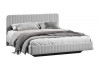 Кровать без ПМ «Шелли» Тип 1 (без подъемного механизма) Велюр Confetti Silver