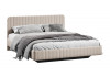 Кровать без ПМ «Шелли» Тип 1 (без подъемного механизма) Велюр Confetti Cream