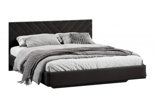 Кровать без ПМ «Кевия» Тип 1 (без подъемного механизма) Велюр Confetti Stone