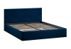 Кровать с ПМ «Кевия» Тип 1 (с подъемным механизмом) с заглушиной Велюр Confetti Blue