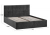 Кровать с ПМ «Джоли» Тип 1 (с подъемным механизмом) с заглушиной Микровелюр Wellmart Graphite