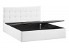 Кровать с ПМ «Джоли» Тип 1 (с подъемным механизмом) с заглушиной Экокожа Polo white