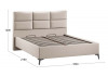 Кровать с ПМ «Делана» (с подъемным механизмом) Велюр Confetti Cream