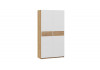 Шкаф-купе с 2 глухими дверями «Оскар Скания» Ручка белая, Дуб Крафт золотой, Белый снег, Дуб тортугга
