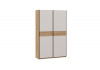 Шкаф-купе с 2 глухими дверями «Оскар Скания» Ручка черная, Дуб Крафт золотой, Кашемир, Дуб тортугга