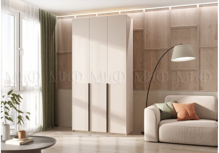 Шкаф 3-х створчатый (1200) Марвэл (кашемир/кашемир)