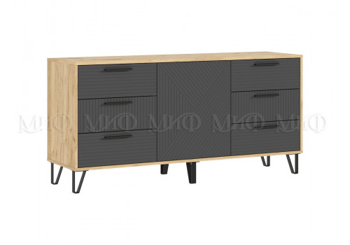 Комод Флэш крафт/графит