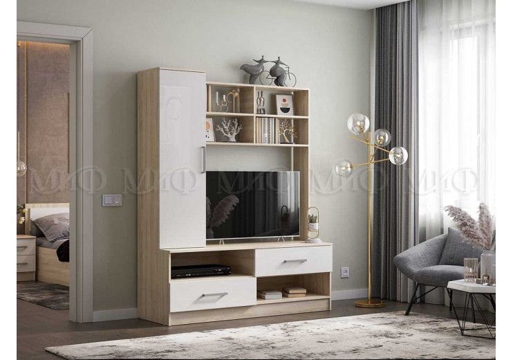 ГОСТИНАЯ МАРТИНА (белый глянец/дуб сонома)