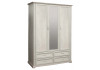 Шкаф для одежды 32.02 Сохо (3-х дв.) с зеркалом New