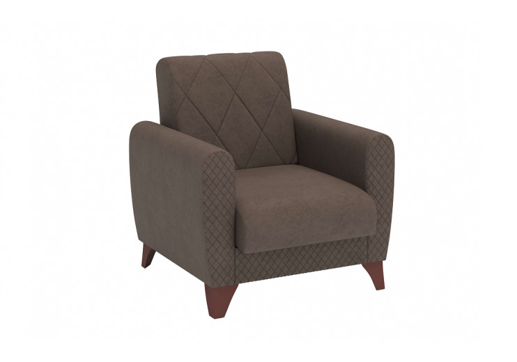 Эдвин М / Кресло для отдыха (велюр Ocean 007 коричневый)