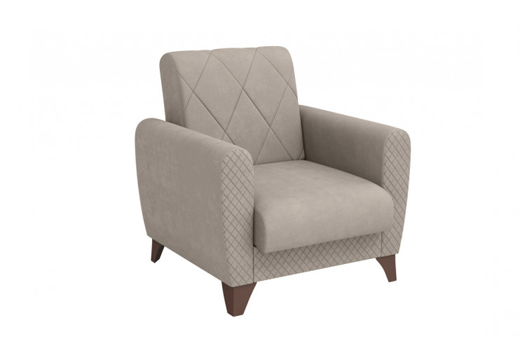 Эдвин М / Кресло для отдыха (велюр прага капучино)