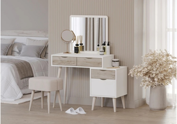 Трюмо Артикул: 4-25910 (белый дуб крафт серый)