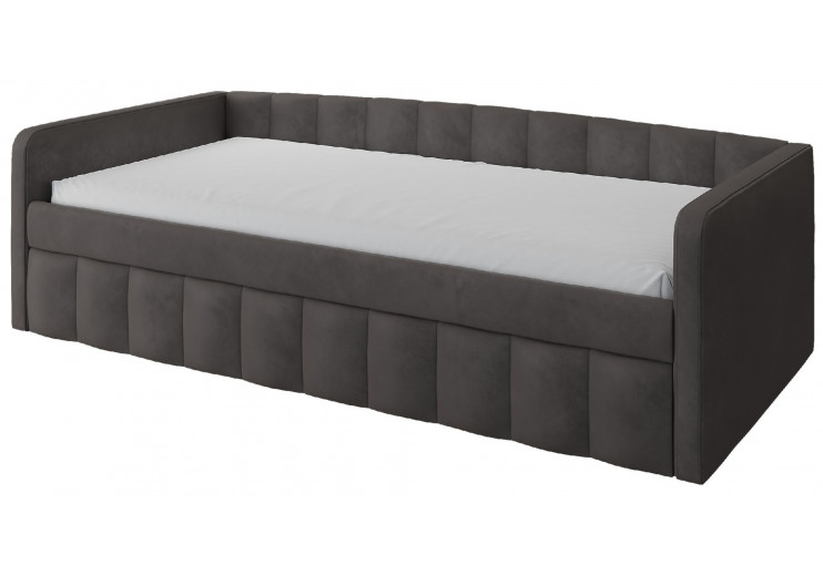  Кровать Молли 900х2000 Серый графит